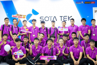 SotaTek Welcomes K18 Students of Bachkhoa – Aptech on a Company Visit