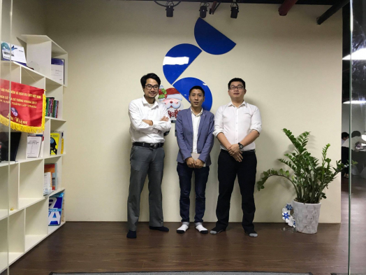 Senior Project Manager of China Communications Services Visit SotaTek 's Office