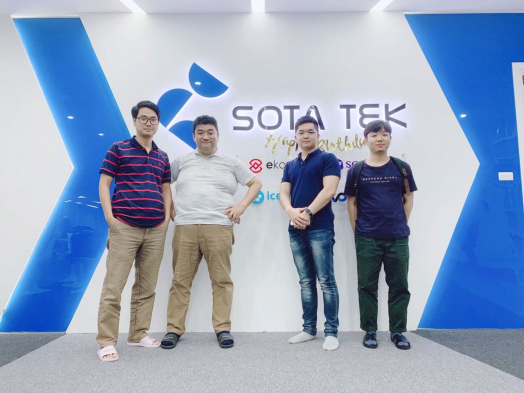 Mr. Yasufumi Shikama visits SotaTek