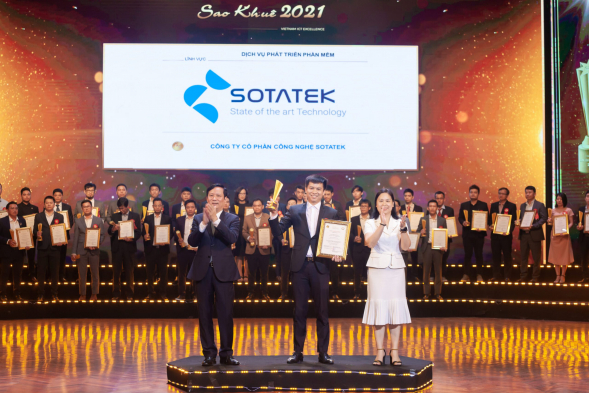 SotaTek Won the “Sao Khue Award 2021 - Excellent Software Development Service”