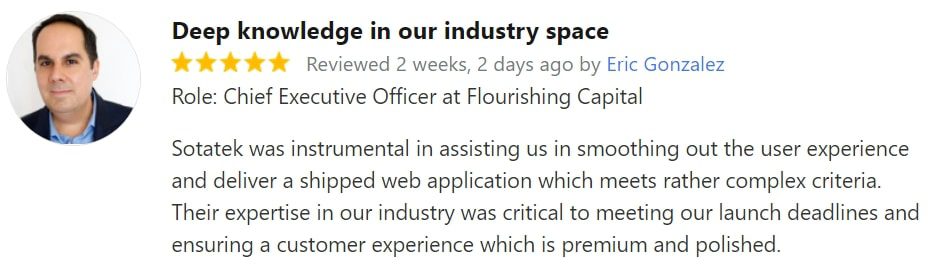 Eric Gonzalez, Chief Executive Officer at Flourishing Capital