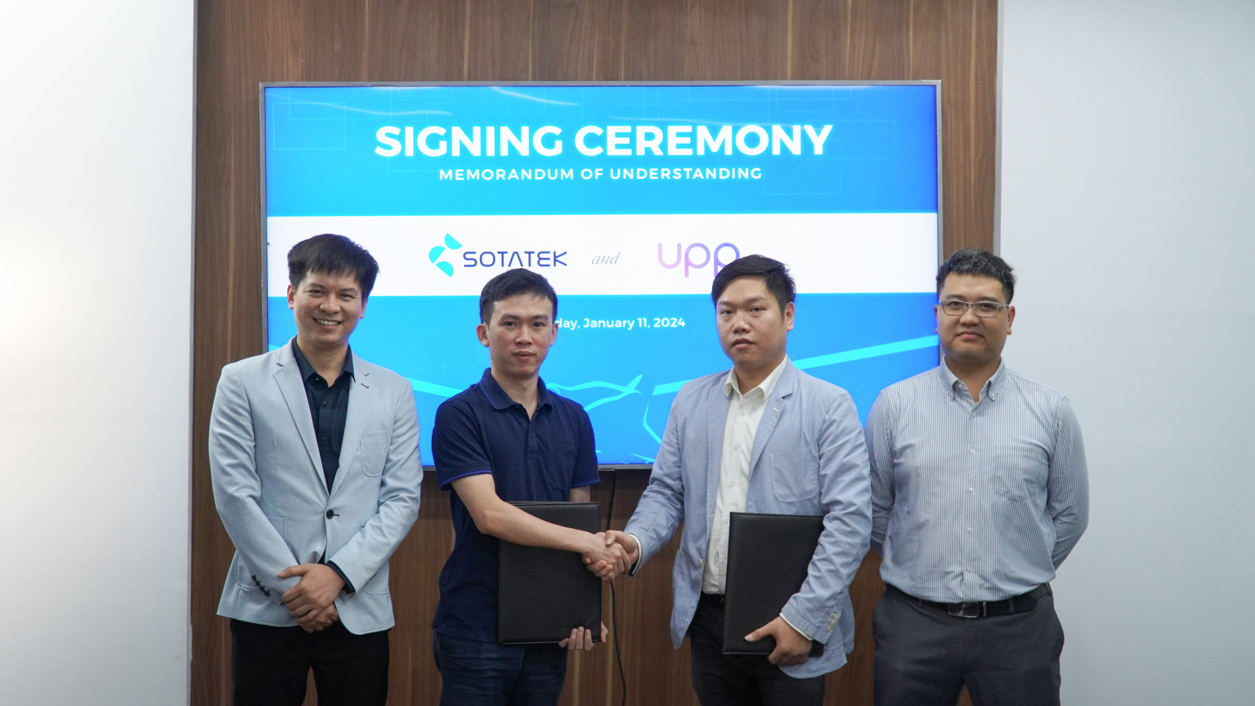 MOU Signing Ceremony between SotaTek and UPP