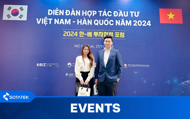 SotaTek Participates in the Vietnam-Korea Investment Cooperation Forum 2024